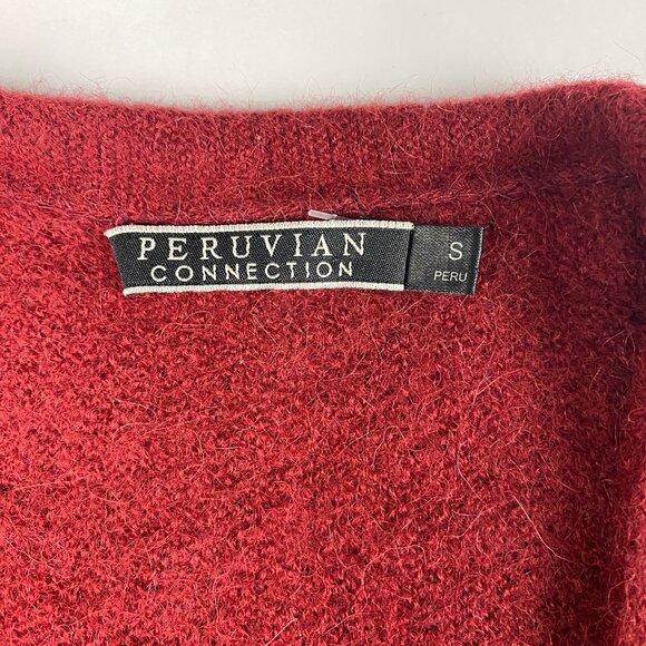 Peruvian Connection Cardigan Sweater Women's Size Small - Read - Picture 9 of 14
